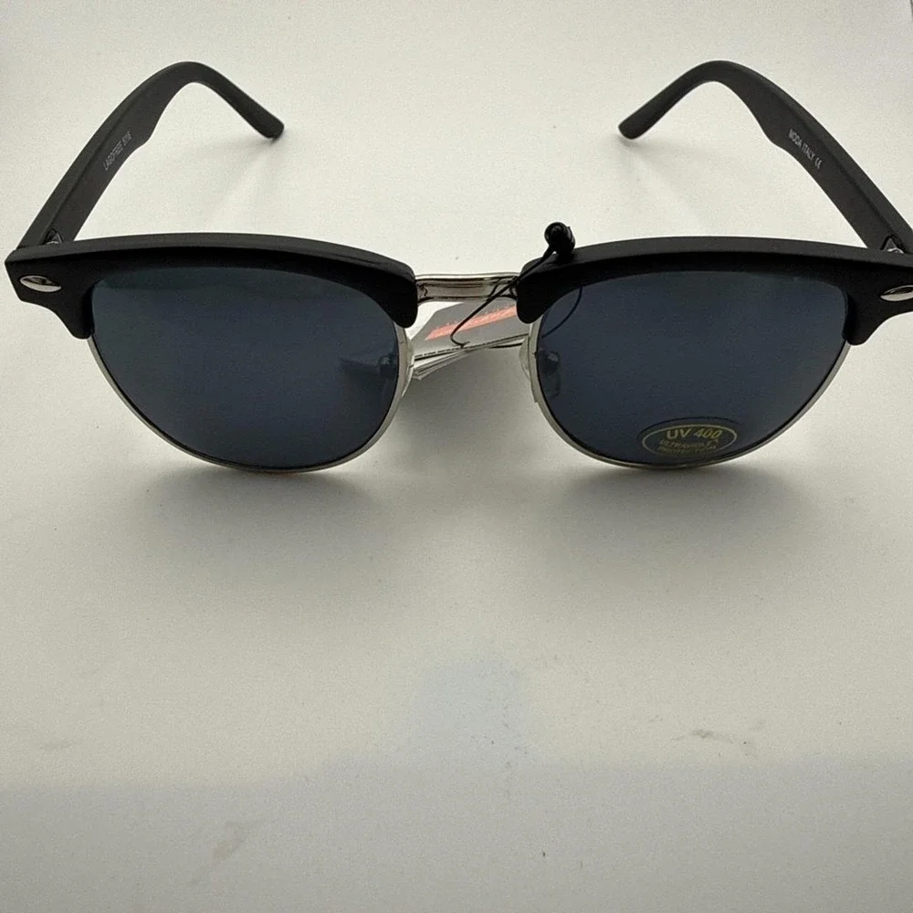 LAGOFREE Moda Italy 5116 Sunglasses -UV400 protection- Polarized Lens Black NWT